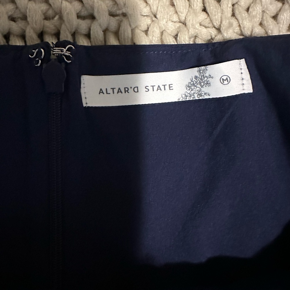 Altar'd State Navy Blue Dress - Picture 4 of 4